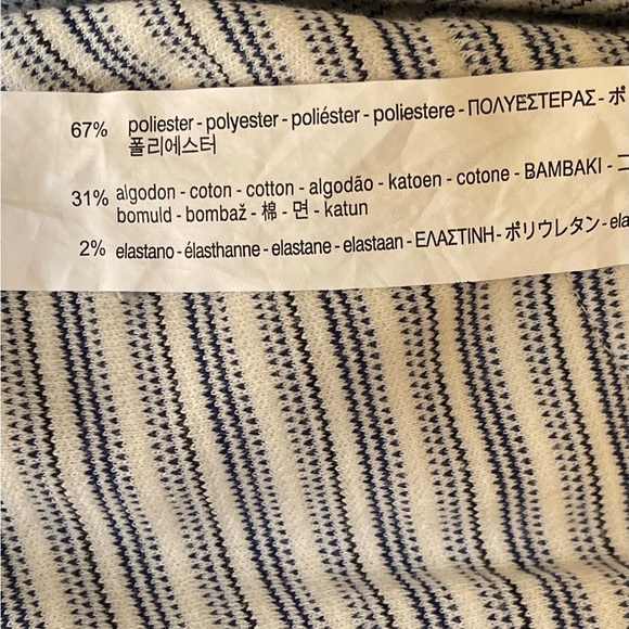 ZARA GIRLS STRIPED MINI SKIRT SZ 8/9 EUC - Picture 4 of 7